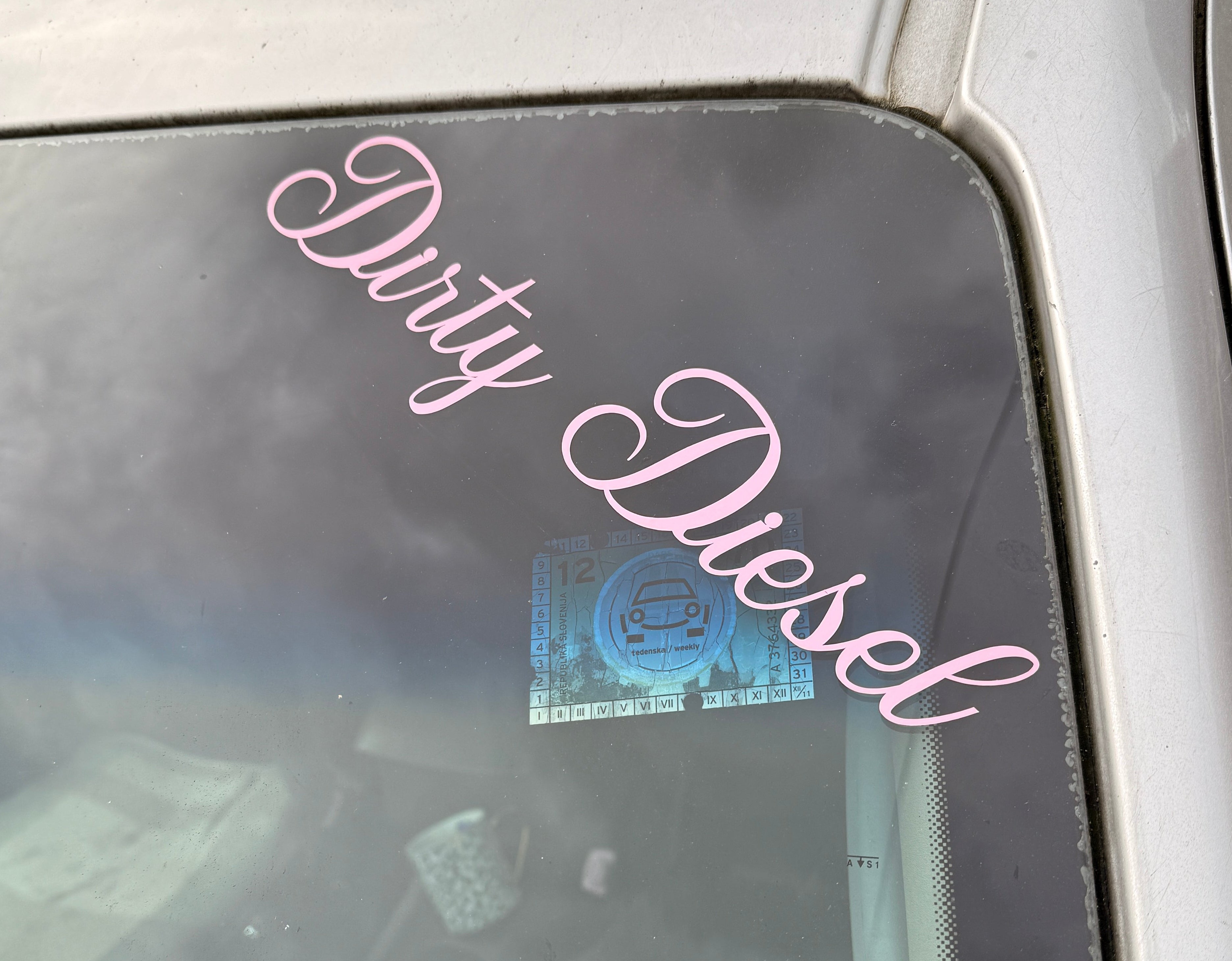 Dirty diesel decal