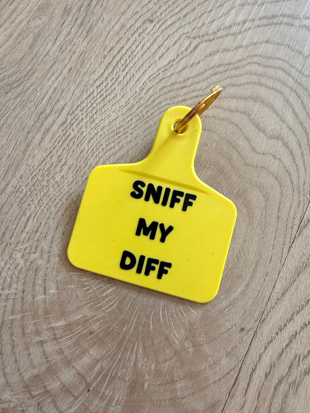 Ear tag keyrings