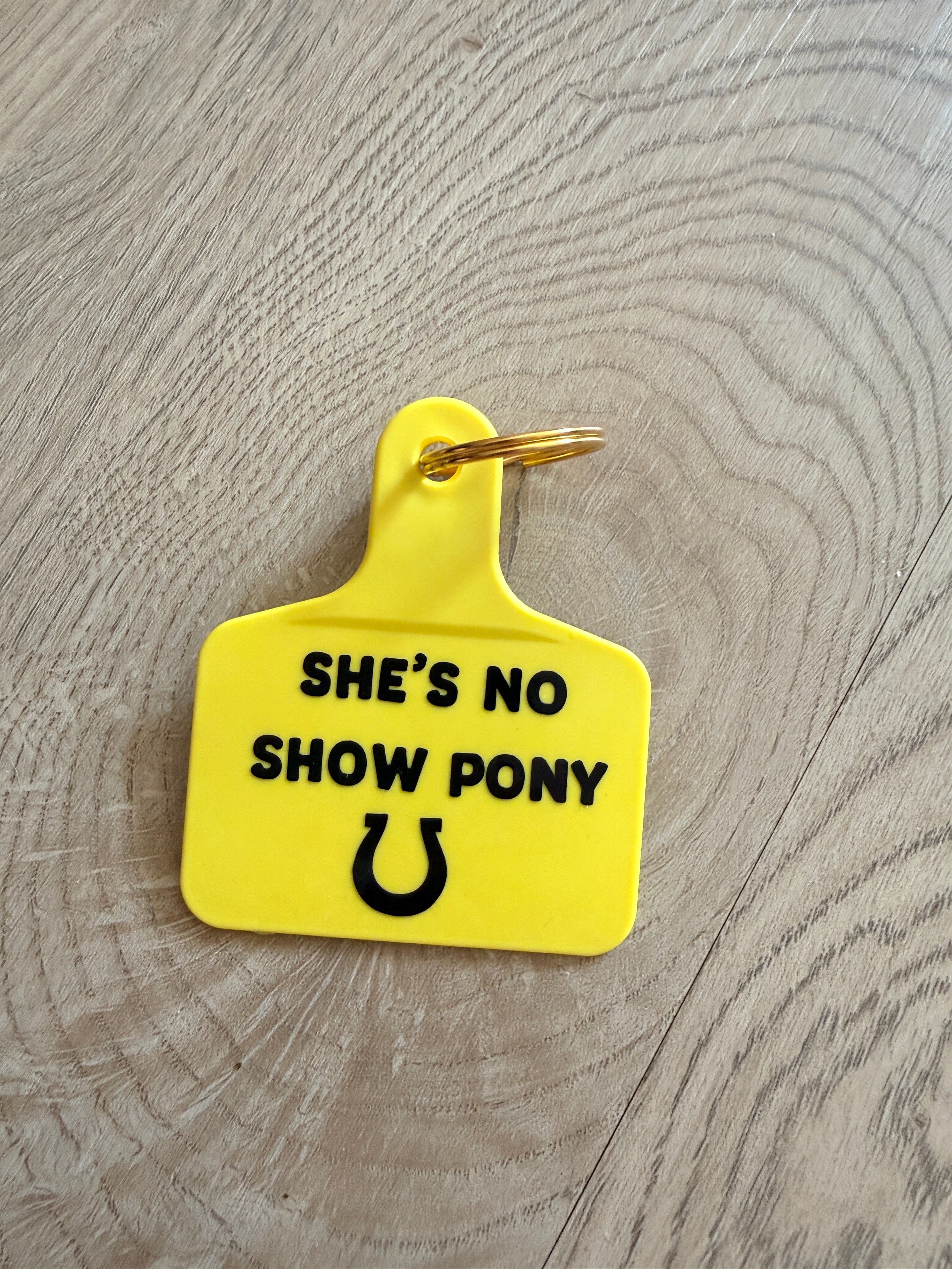 Ear tag keyrings