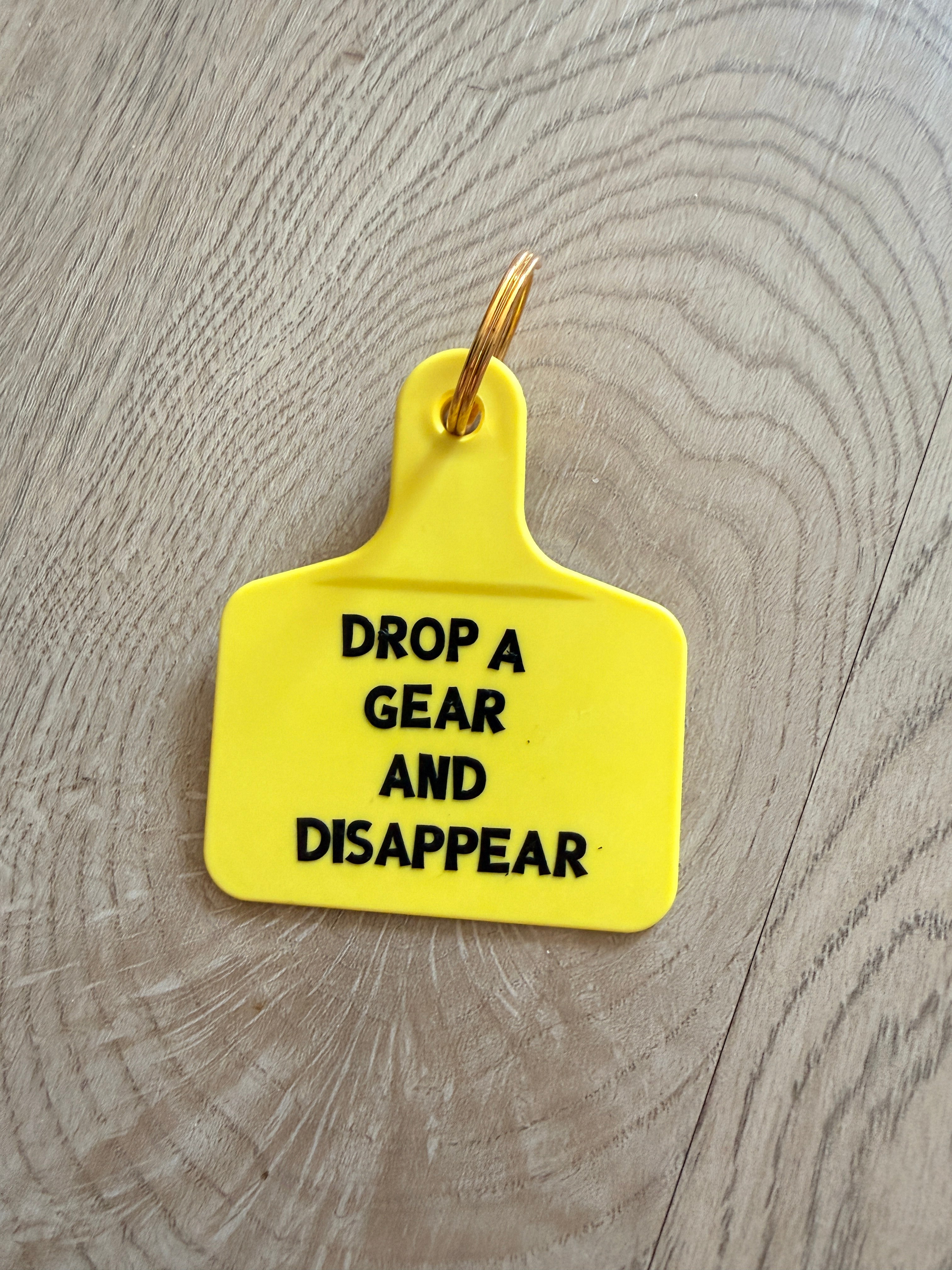 Ear tag keyrings