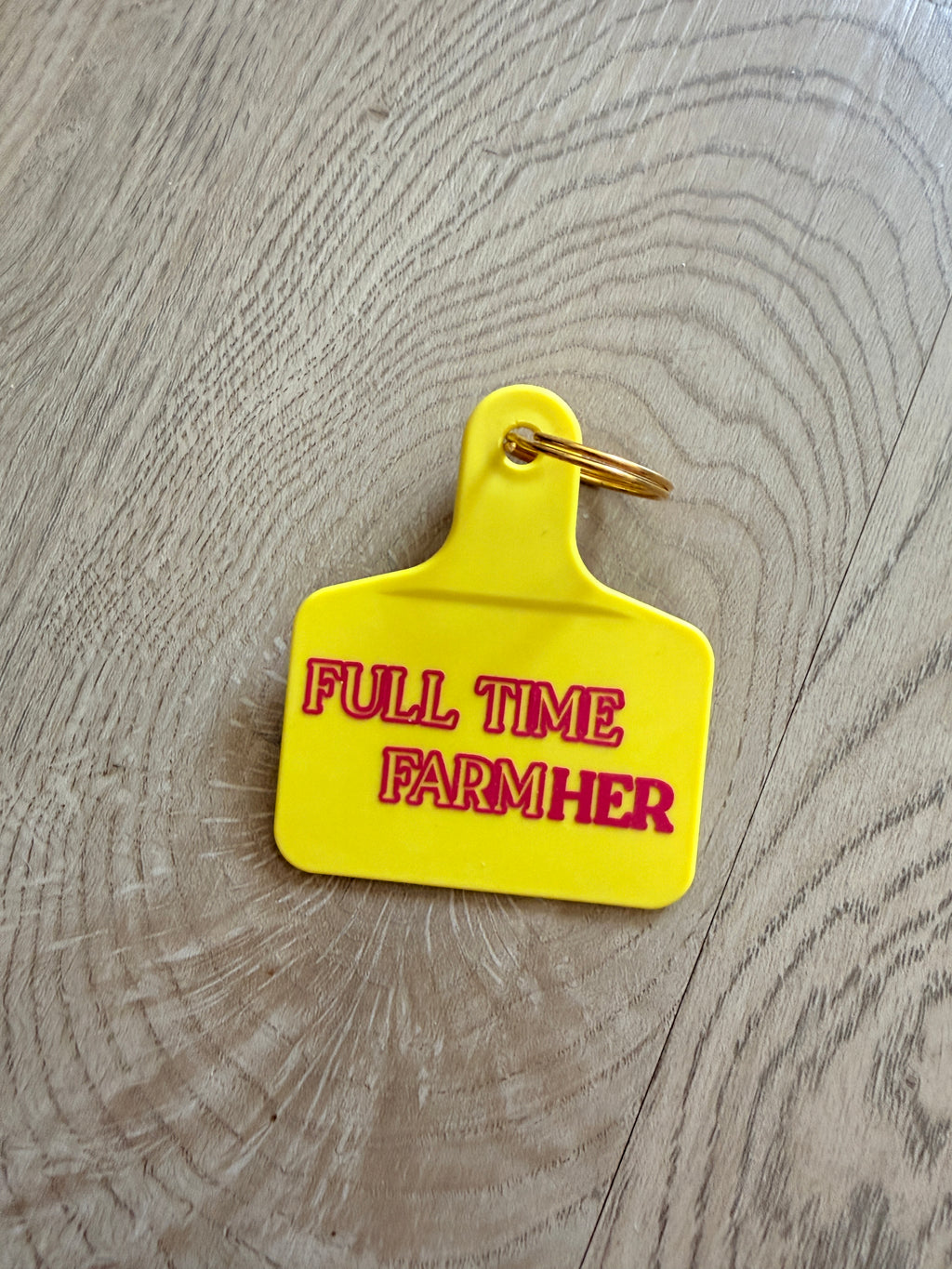 Ear tag keyrings