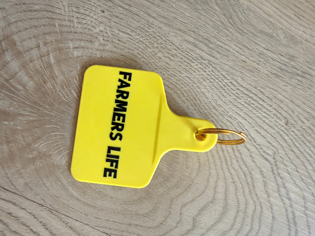 Ear tag keyrings