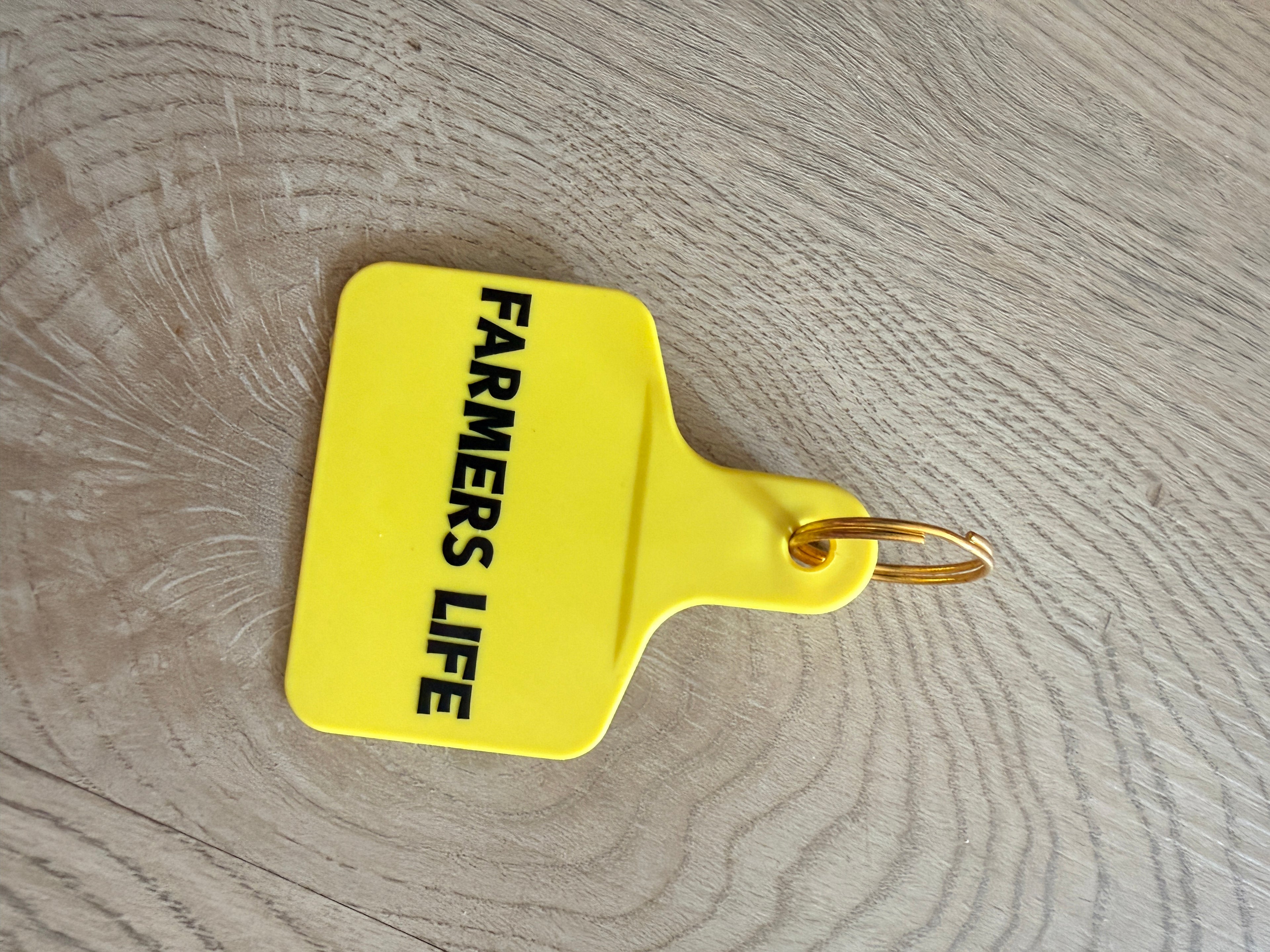 Ear tag keyrings